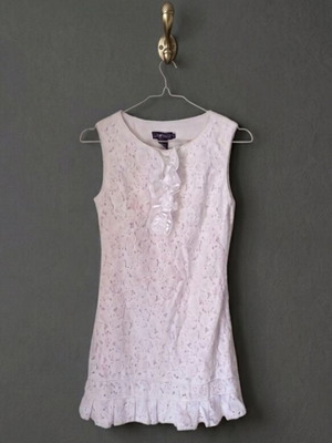 Rampage White Lace Mini Dress like new, size XXS