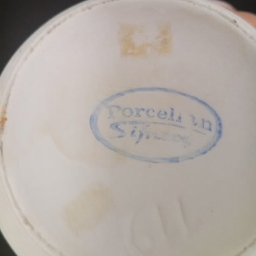 Vintage Porcelain Vase from Porcelain Sifnos, 23 cm