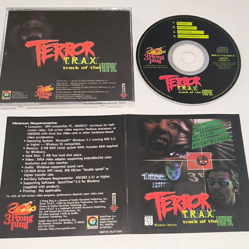 PC - Terror TRAX: Track of the Vampire (Jewel Case) *TSR*