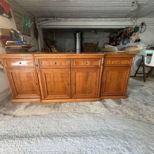 Buffet with mirror made of walnut like new