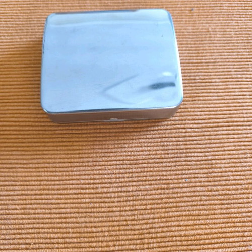 Silver cigarette rolling machine like new - tobacco case