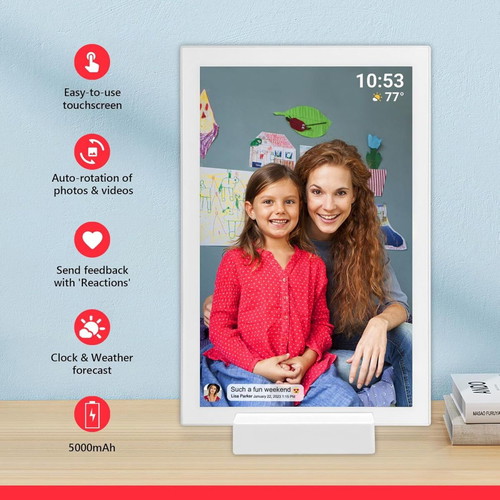 Frameo 10.1-Inch WiFi Digital Photo Frame new with 5000mAh Battery and 32GB Storage