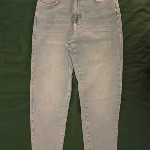Gina Tricot Perfect Jeans Mom Fit XL 42 used, blue turquoise