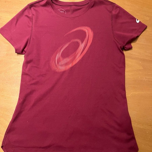 Asics sports shirt new, red, size XS