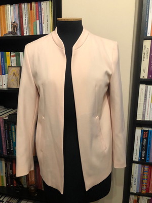 Μεσάτο blazer H&M σαν καινούργιο σε ροζ-σομόν απόχρωση minimal