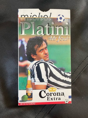 Platini video cassette used in excellent condition
