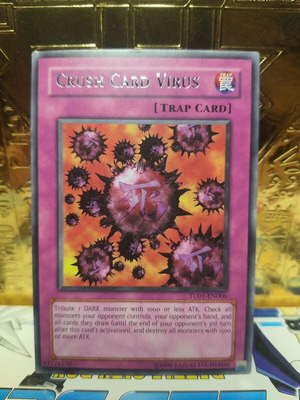 Yu-Gi-Oh! Crush Card Virus trap card like new