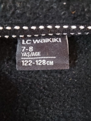 LC Waikiki sweatshirt jacket used for boy 7-8 years black