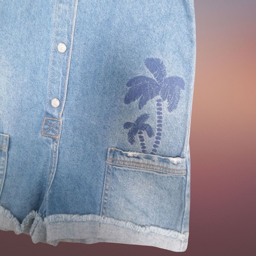 Mayoral Denim Overall Shorts for Girls 9 Years New