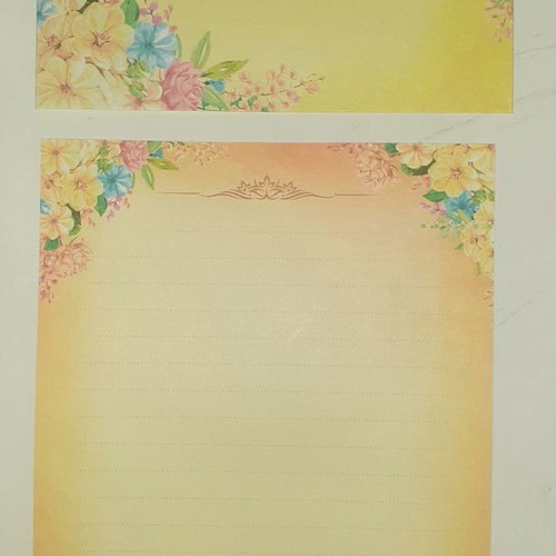Set and letter papers new