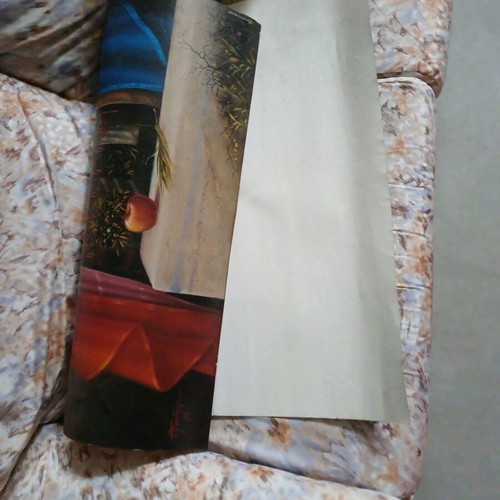 Collectible painting by Theodoros Pantaleon with autograph and dedication, like new