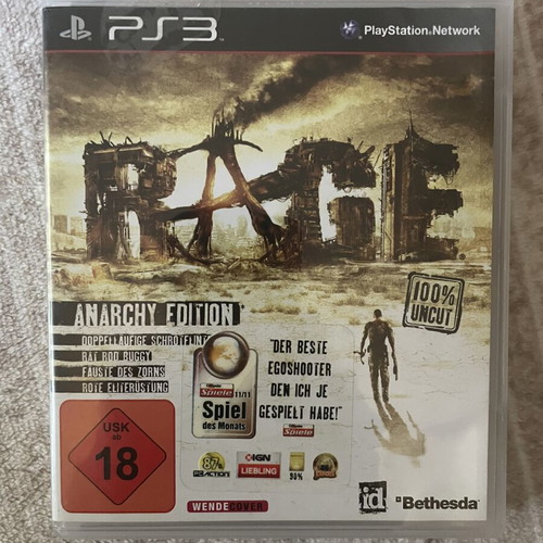 Rage German edition used video game