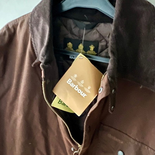 Barbour Middleburn Wax Jacket new, brown, size L