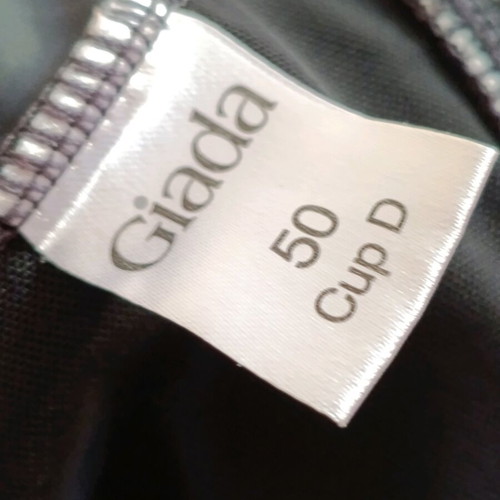 Giada women's one-piece swimsuit like new, size 50, black-gray
