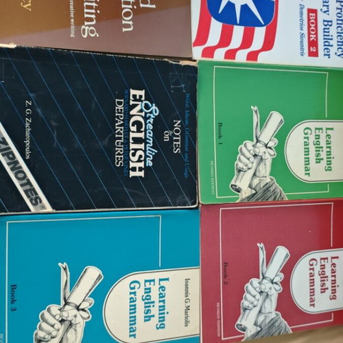 English language learning books used, set