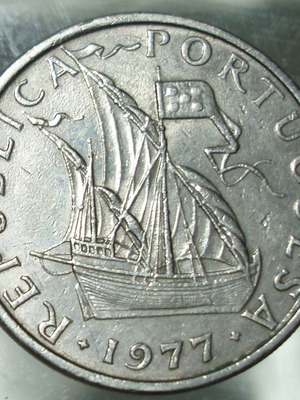 5 Escudo 1977 Πορτογαλίας μεταχειρισμένο