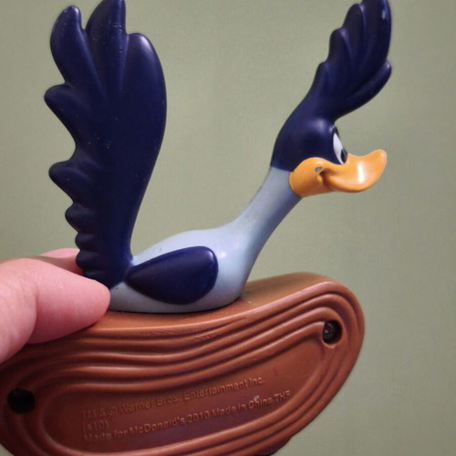 Road Runner collectible figure used, Looney Tunes Space Jam 2010