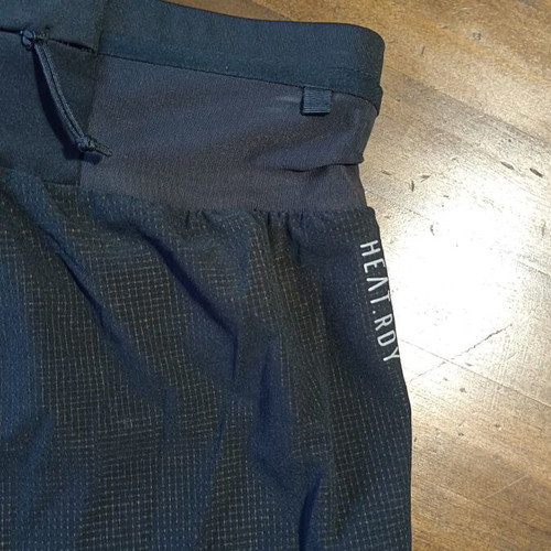 Adidas running shorts new, size M, black, reflective details