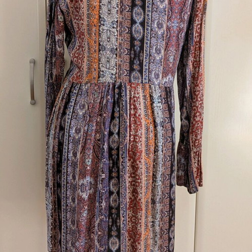 Boho tunic Bershka multicolor like new, size L