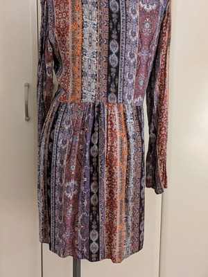 Boho tunic Bershka multicolor like new, size L