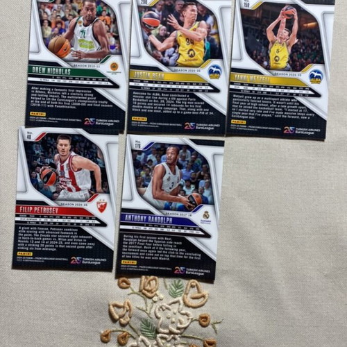 Euroleague Prizm Panini collectible cards new in special box
