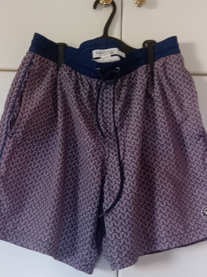 Byblos men's swim shorts large like new, velvet fabric, back pocket