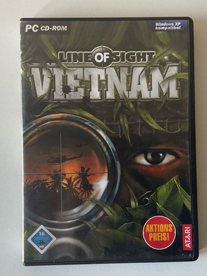 Line of Sight Vietnam PC CD-ROM game used, action