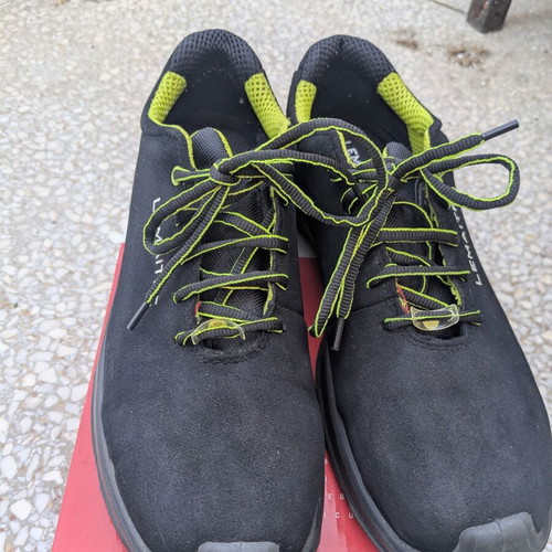 Lemaitre Rage S3 safety shoe, black and green, size 43