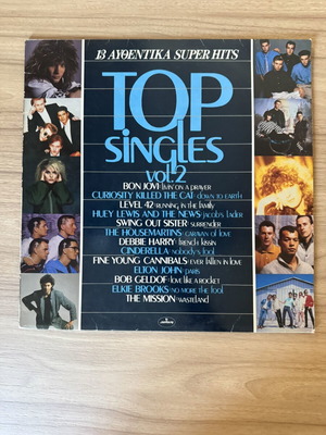 Top Singles Vol. 2 LP συλλογή σαν καινούργιο, κλασικά hits 80s