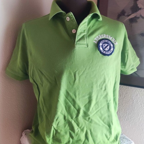 Abercrombie & Fitch green men's polo shirt XL used