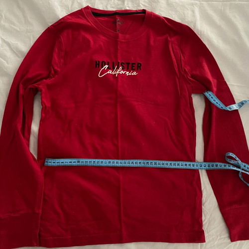 Set of two used Hollister long-sleeve shirts for middle school boy