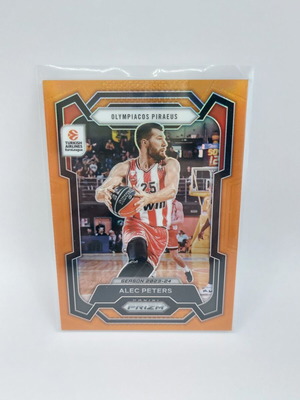 Κάρτα 2023-24 Euroleague Prizm Alec Peters orange σαν καινούργια