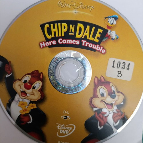 Chip n Dale Here Comes Trouble DVD like new, animated