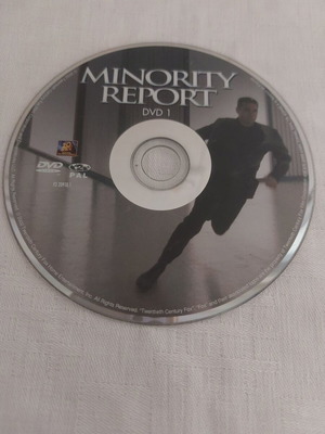 Minority Report DVD used, police thriller with subtitles