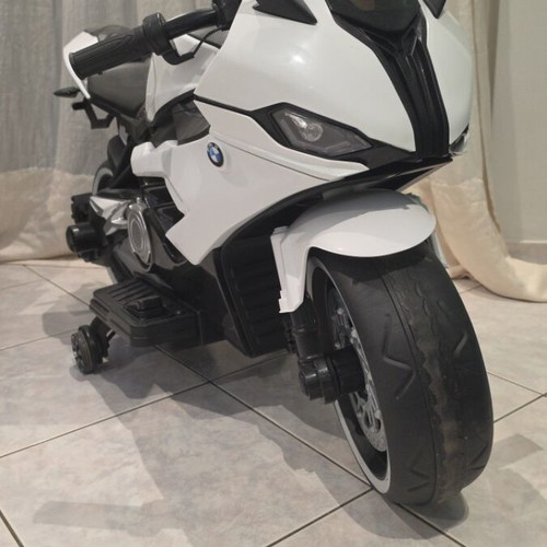 Licensed BMW RR1000 12V electric kids motorcycle white new