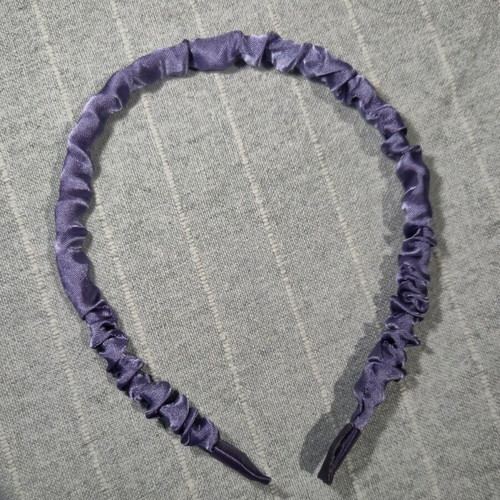 Purple satin hairband new