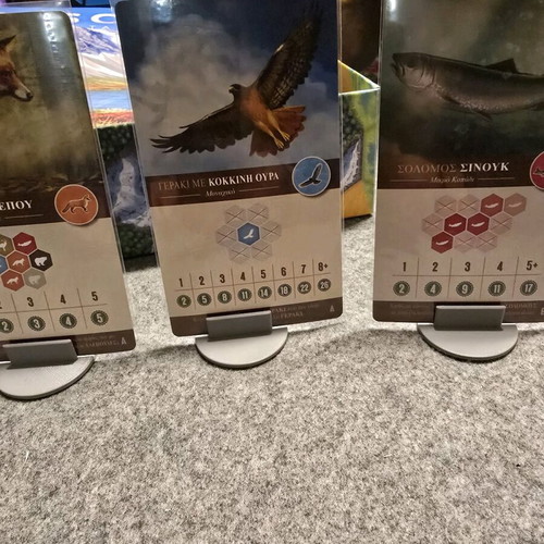 Cascadia 3d printed nature tokens and card stands new