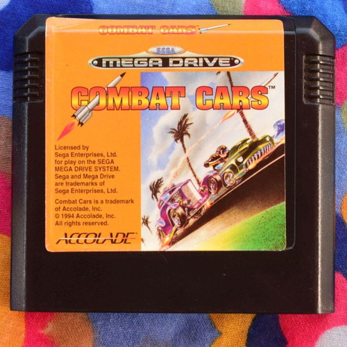 Combat Cars Sega Mega Drive game used, good to like-new condition