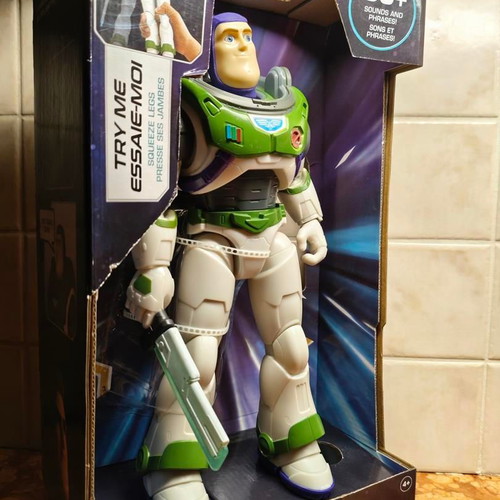 Buzz Lightyear Laser Blade action figure like new