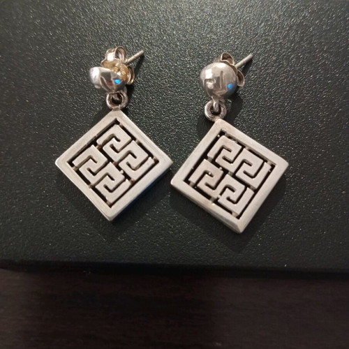 Silver 925 vintage dangle earrings like new