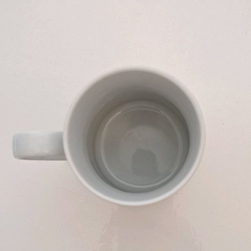 Syvota mug and ashtray used, porcelain