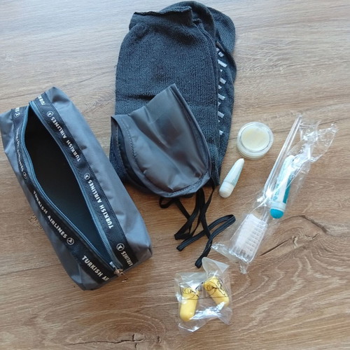 Turkish Airlines Collectible Amenity Kit like new