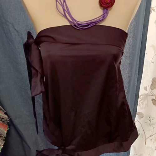Summer blouse new, purple, size S