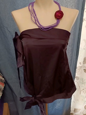 Summer blouse new, purple, size S