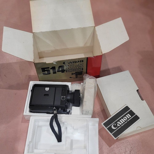 Vintage Canon 514 XL-S video camera new in original box