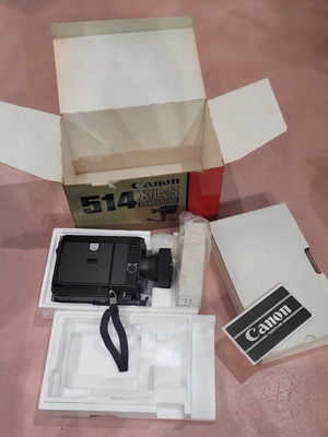 Vintage Canon 514 XL-S video camera new in original box