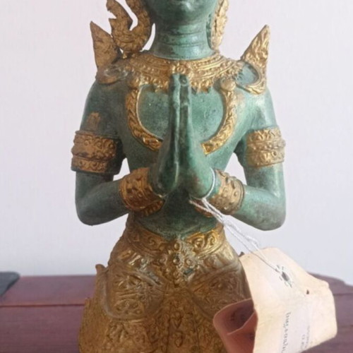 Solid Bronze Thai Buddha Statue used