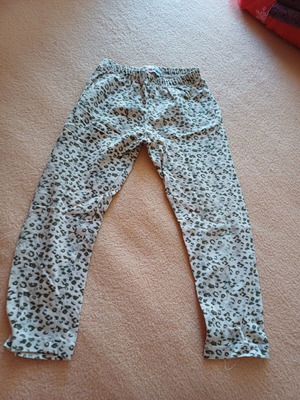 Evita leggings size 2, like new, beige, 92 cm