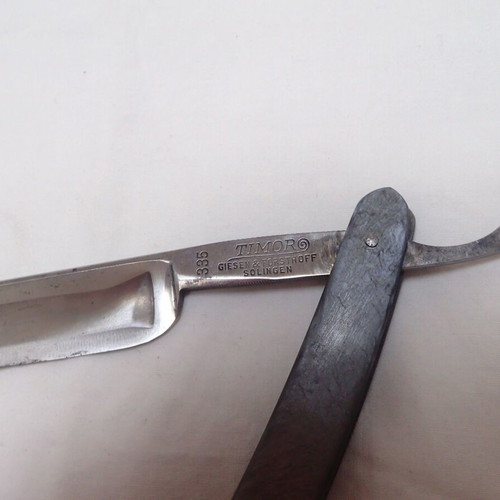 Timor 335 Vintage Straight Razor used, Solingen Germany