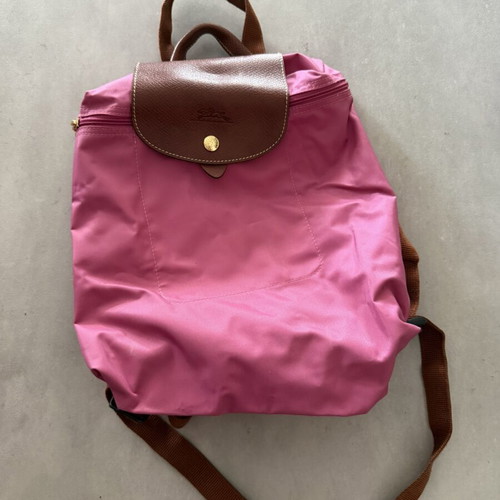 Longchamp backpack, pink, original